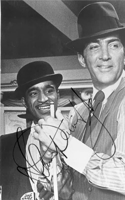 Lot 2 - Music Memorabilia: Rat Pack interest, autographs of four of the group