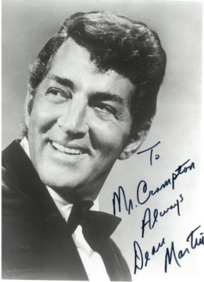 Lot 2 - Music Memorabilia: Rat Pack interest, autographs of four of the group