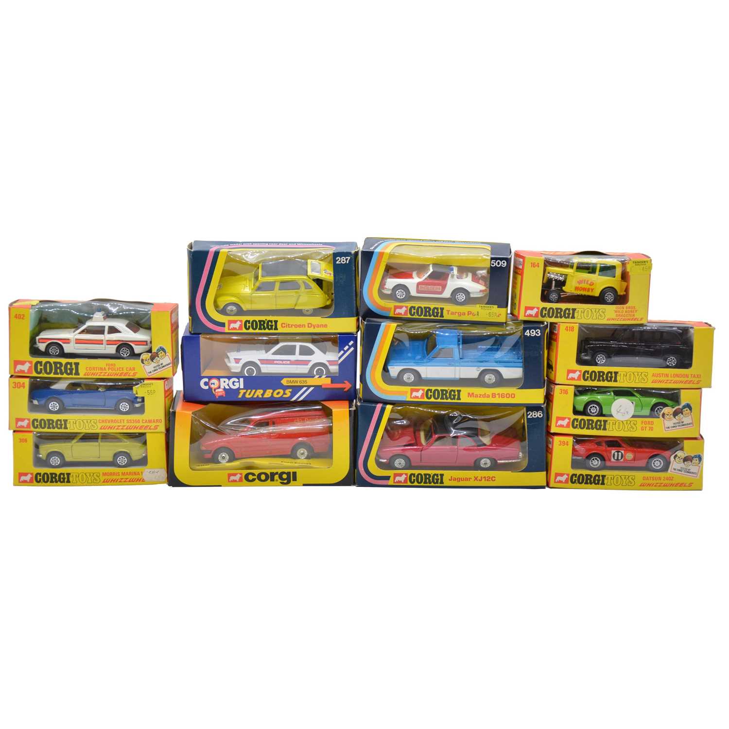 Lot 108 - Thirteen Corgi die-cast models, boxed