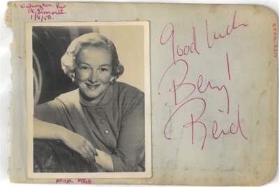 Lot 3 - Collection of Vintage Hollywood movie star autographs