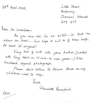 Lot 33 - Elisabeth Beresford, A Womble's Work is Never Done, signed sketch