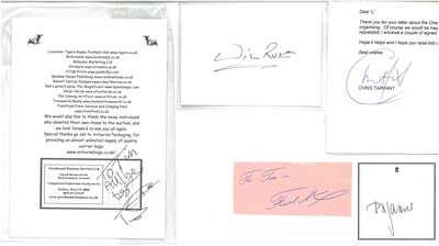 Lot 42 - Politicians and Authors: collection of British political autographs