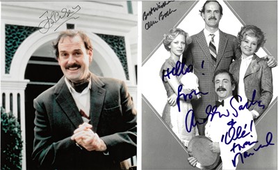 Lot 23 - Fawlty Towers: collection of cast authographs
