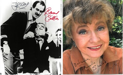 Lot 23 - Fawlty Towers: collection of cast authographs