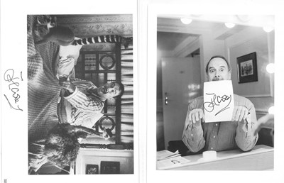 Lot 27 - Monty Python: assorted autographs of Cleese, Jones, and Palin