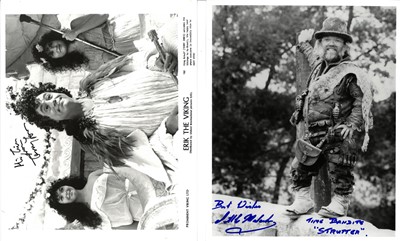 Lot 27 - Monty Python: assorted autographs of Cleese, Jones, and Palin
