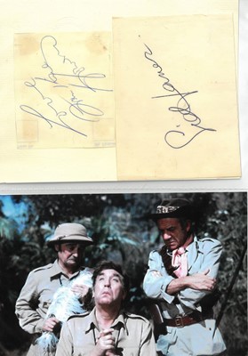Lot 29 - Collection of autographs from the Carry On series and other comics