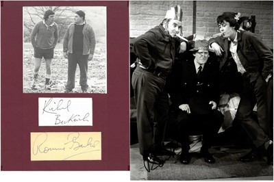 Lot 29 - Collection of autographs from the Carry On series and other comics