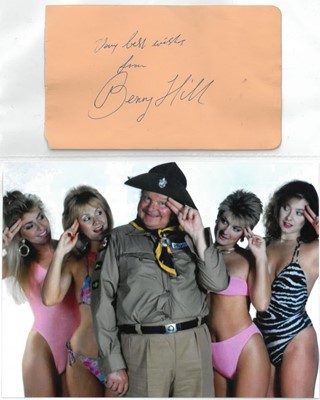 Lot 29 - Collection of autographs from the Carry On series and other comics