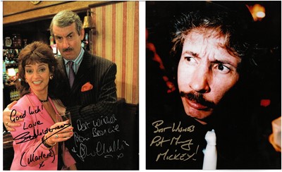 Lot 30 - Only Fools and Horses - a collection of cast member autographs