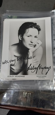 Lot 10 - Film and Television: Collection of assorted autographs from Hollywood to UK stars