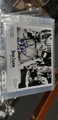 Lot 10 - Film and Television: Collection of assorted autographs from Hollywood to UK stars