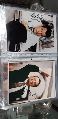 Lot 10 - Film and Television: Collection of assorted autographs from Hollywood to UK stars