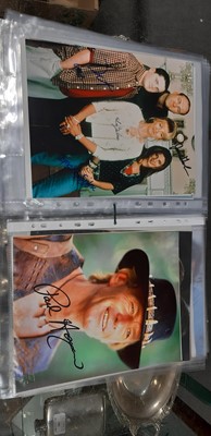 Lot 10 - Film and Television: Collection of assorted autographs from Hollywood to UK stars