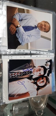 Lot 10 - Film and Television: Collection of assorted autographs from Hollywood to UK stars