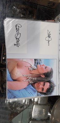 Lot 10 - Film and Television: Collection of assorted autographs from Hollywood to UK stars