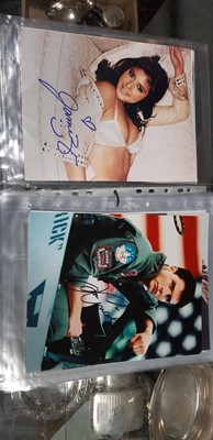 Lot 10 - Film and Television: Collection of assorted autographs from Hollywood to UK stars