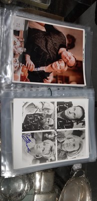 Lot 10 - Film and Television: Collection of assorted autographs from Hollywood to UK stars