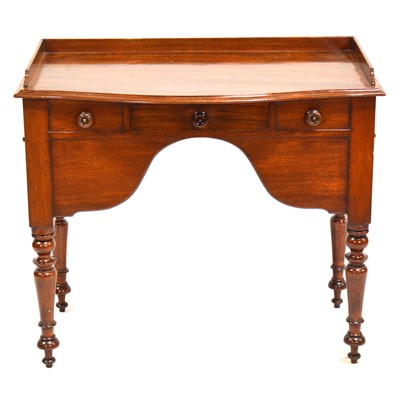 Lot 575 - Victorian mahogany dressing table