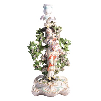 Lot 82 - Chelsea candlestick figure