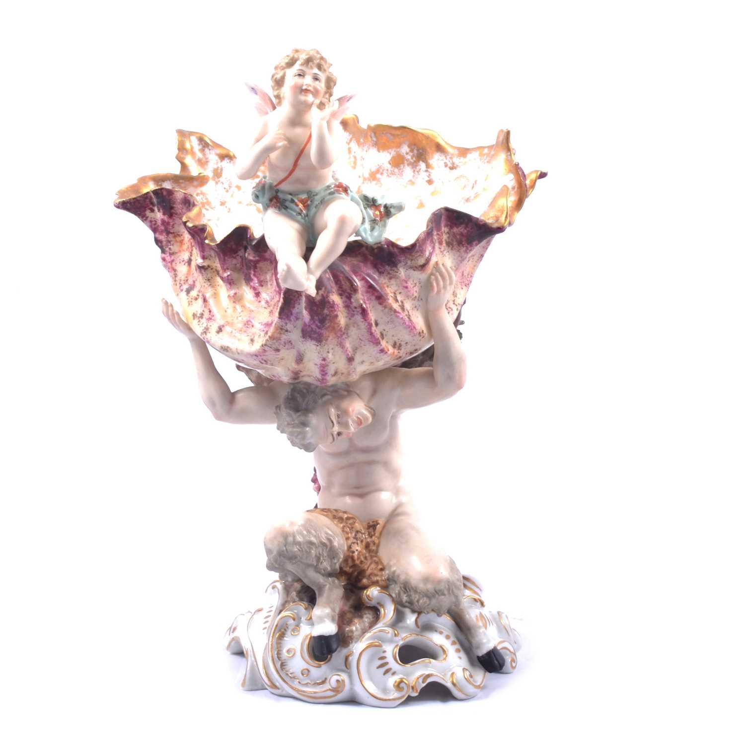 Lot 137 - Dresden ornamental comport.