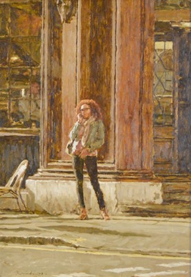 Lot 298 - Tony Karpinski, Waiting Outside the Coffee Shop, Covent Garden